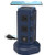 SUPERDANNY Surge Protector Tower with 10W Wireless Charger  Spin Power Strip Tower 13A Vertical Charging Station with 10 AC Outlets4 USB Slots and 6-5ft Extension Cord for Home Office Garage  Blue