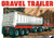C.P.M. MPC 1:25 Scale Axle Gravel Trailer Model Kit (3-Piece)