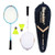 Senston Badminton Racket Set for Kids Junior Badminton Racket Kit BlueWhite Including 2 Racket-2 Shuttlecocks-1 Bag