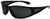 In Style Eyes Del Mar Polarized Wrap Nearly Invisible Line Bifocal Sunglass Readers Glossy Black 2-00