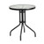 Flash Furniture 23.75'' Round Tempered Glass Metal Table