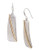 Robert Lee Morris Soho Women s Geometric Drop Earrings  Two-Tone  One Size