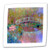 Art Wall Japanese Bridge 24 by 32-Inch Flat/Rolled Canvas by Claude Monet with 2-Inch Accent Border