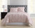 Truly Soft Everyday Pleated Duvet Set  Twin X-Large  Blush