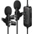 Professional Lavalier Lapel Microphone Omnidirectional Condenser Grade Noise Reduction Audio lavalier Mic with USB Charging for iPhone-Android-PC-Camera for Interview  YouTube  Video Conference