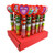 Valentine Heart Tubes w- Mike and Ike  Hot Tamales Jelly Beans  1-7 Ounce - 24 Count Display Box