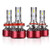 TERRAIN VISION 9005-HB3 High Beam H11-H8-H9 Low Beam Led Headlight Bulbs Combo Kits 12000 Lumens  6000K Xenon White  Pack of 4