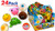 JA-RU Splat Ball Sticky & Stretchy (Pack of 24) and 1 Bouncy Ball Egg, Eye, Poo, Frog, Emoji & Pig. 5303-24p