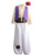 Ainiel Mens Arabian Prince Costume Aladdin Street Rat Suits S