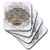 3dRose cst451174 Stone Dragon Sculpture-Ceramic Tile Coasters  Set of 8