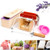 9PCS Loaf Soap Mold  Rectangular Silicone Mold Set for Making Soap  with Wooden Boxes  Wavy and Straight Cutter Scraper Round Silicone Mold Handmade Soap DIY for Soap