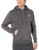 Nike Pull Over Hoodie  Charcoal Heather-Anthracite-White  Medium