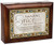 Cottage Garden Amazing Grace Walnut Wood Finish Jeweled Lid Jewelry Music Box Plays Tune Amazing Grace