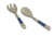 Julia Knight Classic Salad Serving Set  Azure  Blue