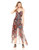 BCBGeneration Women s Maxi Evening Cocktail Dress  Orange Spice Combo  0