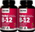 Jarrow Formulas Methylcobalamin Methyl B12 5000 mcg CHERRY 120 Lozenges  2 Bottles