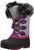 Kamik Girls  Snowgypsy Snow Boot  Silver  9 Medium US Toddler