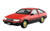 Aoshima 54963 Toyota AE86 Levin 1983 Red-Black 1-24 Pre-painted model kit