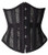 SHAPERX 26 Double Steel Boned Breathable Mesh Corset Heavy Duty Waist Training Shaper   SZ1996-Black-L
