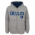 NBA by Outerstuff NBA Kids   Youth Boys Memphis Grizzlies  Stated  Full Zip Fleece Hoodie  Heather Grey  Youth Medium10-12