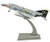 TANG DYNASTYTM 1 100 F-4C Phantom Fighter Attack Metal Fighter Model US Navy  Military Airplane Model Diecast Plane for Collecting and Gift