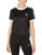 adidas Originals Women s 3-Stripes Tee  black  X-Small adidas Originals Women s 3-Stripes Tee  black  X-Small
