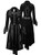 Women s Steampunk Gothic Vintage Jacket Victorian Tailcoat Long Trench Coat Jacket Halloween Costume M  black