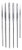Jack Richeson 989901 Grey Matters Oil Brushes Set of 6