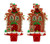 Gingerbread House Christmas Stocking Holder - Set of 2 (Candy Cane Lane)