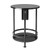 Urban Shop Black Two Tier Side Table with USB and Outlets