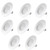 Feit Electric LEDR4-927CA-MED-2-4 45W Equivalent 4 Inch InstaTrim Adjustable Neck Integrated LED Retrofit Recessed Downlight  2700K Soft White  8-Pack
