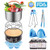 Pressure Cooker Accessories Set,NEW UPGRADED 11PCS Accessories Set Compatible with Instant Pot 6,8 QT, Steamer Basket, Nonstick Springform Pan, Egg Steam Rack, Egg Bites Mold, Magnetic Cheat Sheets