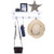 CRCHOM Coat Rack with Shelf White Rustic Wall Mounted Floating Shelf  Entryway Shelf with 4 Hooks Perfect for Your Entryway  Mudroom  Kitchen  Bathroo