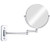 GURUN 8-inch Double-Sided Wall Mount Makeup Mirror with 7X Magnification Chrome Finish M1407-8in 7X-