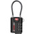 TSA Approved Cable Luggage Locks  Re-settable Combination with Alloy Body