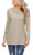 HIYIYEZI Womens Fall Long Sleeve Side Split Loose Casual Pullover Tunic Tops -Medium  02 Beige-