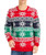 Idgreatim Men Women 3D Digital Printed Ugly Christmas Pullover Sweaters Jumpers Long Sleeve Sweater Shirts L