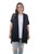 ZERDOCEAN Womens Plus Size Short Sleeve Lightweight Soft Printed Drape Cardigan with Pockets Black 1X