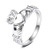 SOMEN TUNGSTEN Womens Claddagh Irish Ring Love Heart Celtic Knot Crown Engagement Wedding Band Size 5-12 -Stainless-Steel  4 5-