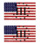 WickedGoodz 2pc American Flag III Percenter Decal and Refrigerator Magnet Set - Patriotic Bumper Sticker- Perfect 2nd Amendment Gift Set