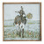 Creative Co-Op DA7701 Donkey Wall Décor in Wood Frame