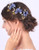 Anglacesmade Bridal Hair Pins Flower and Leaf Hair Pin Crystal Bobby Pins Floral Wedding Hair Accessories Prom Party Bridesmaid Hair Jewelry for Women