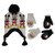 Disney Boys Mickey Mouse Winter Hat and 2 Pair Mitten or Gloves Set -Age 2-7-