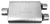 Thrush 17653 Welded Muffler