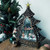 Christmas Snow Globe Lantern 8 Music Songs  USB and Battery Operated Lighted Swirling Glitter Water Lantern with Timer for Christmas Seasonal Decoration