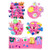 ALLADINBOX Cake Fondant Silicone Models 5 PACK Seashell Mermaid Tail
