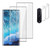 -2-2Pack-Galaxy Note 10 Plus Screen Protector-Camera Lens Protector- -3D Curved- -9H Tempered Glass--Ultrasonic Fingerprint Compatible- -HD Clear--Bub