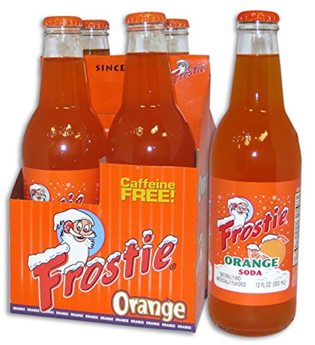 Frostie Soda 12 ounce Glass Bottles -Orange- 4- - Warehousesoverstock