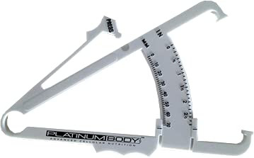 Platinum Body Fat Caliper Fat Measure Clipper Combo with Body Fat ...