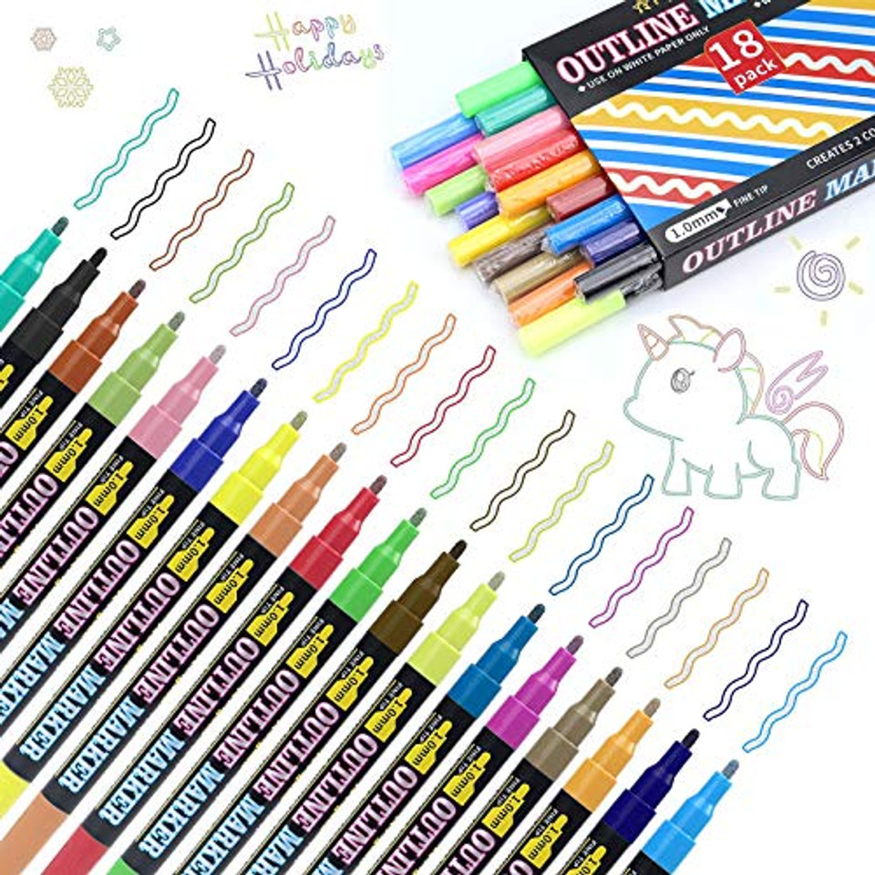 Doodle dazzles marker pens Clearance